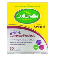 Пробіотики 3 в 1 Culturelle (Probiotics Pro-Well 3-in-1 Complete) 30 капсул