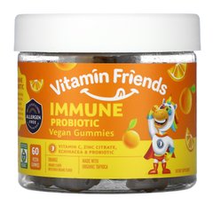 Підтримка імунітету з пробіотиком, Immune Probiotic, Vitamin Friends, смак апельсина, 60 жувальних конфет