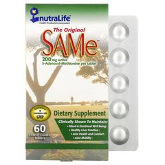 Оригинальный SAM-e NutraLife (SAM-e) 200 мг 60 таблеток купить в Киеве и Украине
