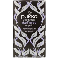 Органічний чудовий чай Ерл Грей, Pukka Herbs, 20 пакетиків чорного чаю, 40 г