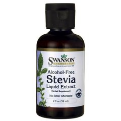 Рідка стевія (безалкогольна), Liquid Stevia (Alcohol Free), Swanson, 59 мл
