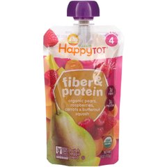 Дитяче харчування з протеїну фруктів овочів Happy Family Organics (Inc. Happy Baby Happytot Fiber Protein) 113 г