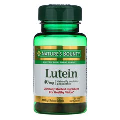 Лютеин Nature's Bounty (Lutein) 40 мг 30 капсул купить в Киеве и Украине