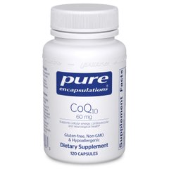 Коэнзим Q10 Pure Encapsulations (CoQ10) 60 мг 120 капсул купить в Киеве и Украине