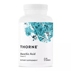 Аскорбінова кислота Вітамін C Thorne Research (Ascorbic Acid Vitamin C) 60 капсул