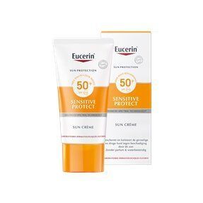 Солнцезащитный крем для лица SPF 50, Sun Sensitive Protect, Eucerin, 50 мл купить в Киеве и Украине