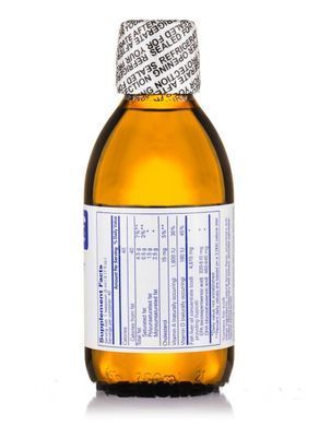 Олія печінки тріски аромат лимона Pure Encapsulations (Cod Liver Oil Lemon Flavor) 200 мл