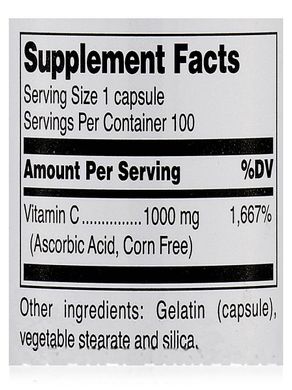 Вітамін C Douglas Laboratories (Vitamin C) 1000 мг 100 капсул