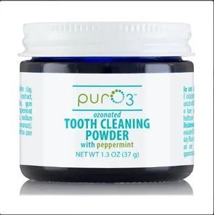Порошок для чистки зубов без фтора озонированный PurO3 (Ozonated Tooth Cleaning Powder) 37 г купить в Киеве и Украине