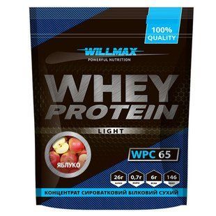 Willmax, Whey Protein 65, 1 kg, яблуко купить в Киеве и Украине