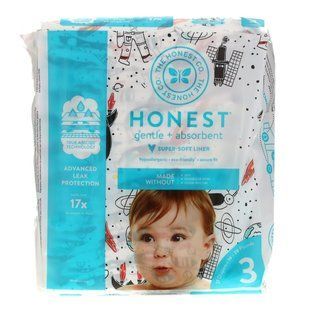 Подгузники, Honest Diapers, Размер 3, 16-28 фунтов, космическое путешествие, The Honest Company, 27 подгузников купить в Киеве и Украине