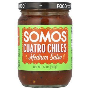 Somos, Cuatro Chiles Salsa, Medium , 12 oz (340 g) купить в Киеве и Украине