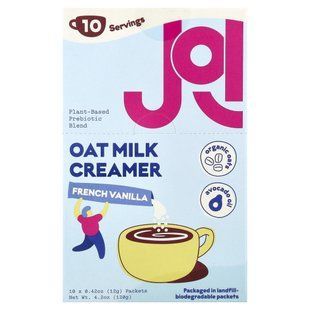 JOI, Oat Milk Creamer, French Vanilla , 10 Packets, 0.42 oz (12 g) Each купить в Киеве и Украине