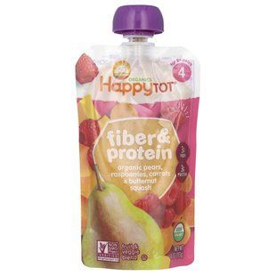 Детское питание из протеина фруктов овощей Happy Family Organics (Inc. Happy Baby Happytot Fiber Protein) 113 г купить в Киеве и Украине