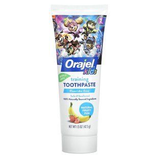 Paw Patrol Training, toothpaste, fluoride-free, fruity flavor, Orajel, 1.5 oz (42.5 g).
