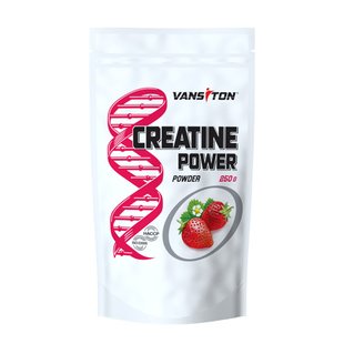 Креатин моногидрат клубника Vansiton (Creatine Monohydrate) 250 г купить в Киеве и Украине