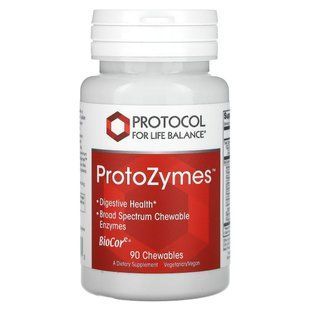 Protocol for Life Balance, ProtoZymes, 90 Chewables купить в Киеве и Украине