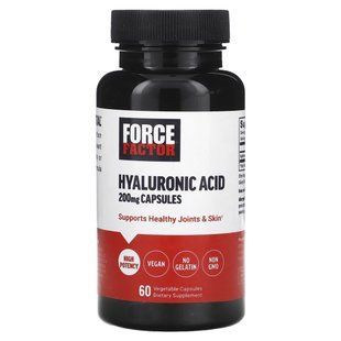 Force Factor, Hyaluronic Acid, 200 mg, 60 Vegetable Capsules купить в Киеве и Украине