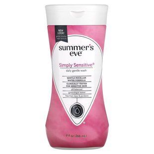 Summer's Eve, Daily Gentle Wash, Simply Sensitive, 9 fl oz (266 ml) купить в Киеве и Украине