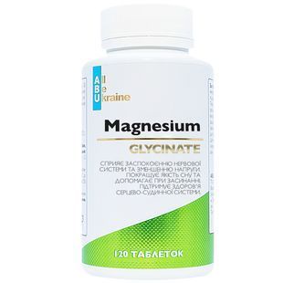 Магний глицинат All Be Ukraine (Magnesium Glycinate) 500 мг 120 таблеток купить в Киеве и Украине