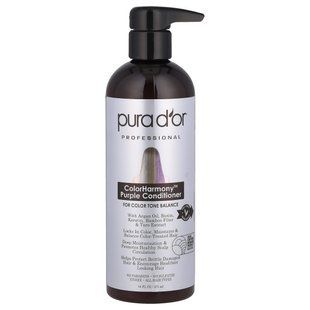 Pura D'or, ColorHarmony Purple, кондиціонер для професійного використання, 473 мл (16 рідк. унцій)