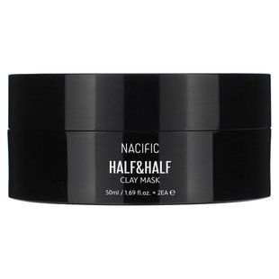 Nacific, Half & Half, Clay Beauty Mask, 2 Clay Masks, 1.69 fl oz (50 ml) Each купить в Киеве и Украине