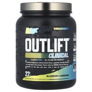 Nutrex Research, Outlift&reg; Clinical, чорничний лимонад, 639,91 г (22,57 унції)