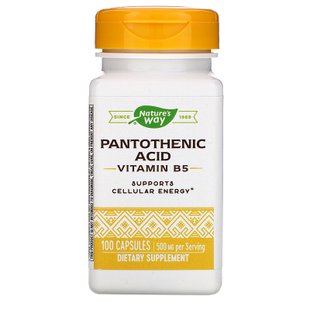 Пантотеновая кислота Nature's Way (Pantothenic acid) 250 мг 100 капсул купить в Киеве и Украине