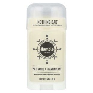 Humble Brands, дезодорант без алюмінію, пало санто й ладан, 70 г (2,5 унції)