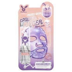 Elizavecca, Fruits Deep Power Ringer Beauty Mask Pack, 1 Sheet, 0.78 fl oz (23 ml) купить в Киеве и Украине