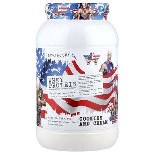 Project 1 Nutrition, Whey Protein, High-Quality Protein Complex, American Dream, Cookies and Cream, 2 lbs (907 g)