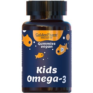 Омега 3 для детей GoldenPharm (Kids Omega-3) 60 мармеладок купить в Киеве и Украине