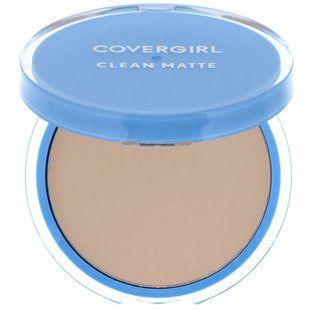 Compact powder, shade 525 Yellowish-Beige, Clean Matte, Covergirl, 10 g (0.35 ounce)
