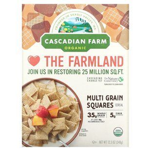 Органические мультизерновые квадратики, Cascadian Farm, 348 г (12,3 унций) купить в Киеве и Украине