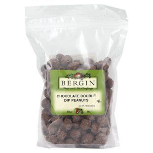 Bergin Fruit and Nut Company, Chocolate Double Dip Peanuts, 16 oz (454 g) купить в Киеве и Украине