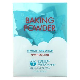 Etude, Baking Powder, Pore Scrub Crunch, 24 packets of 7 g each