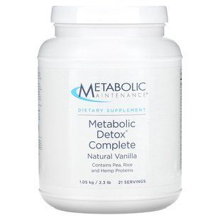 Комплекс для детоксикації та очищення Metabolic Maintenance (Metabolic Detox Complete) 1 кг зі смаком ванілі