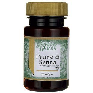 Чернослив и сенна, Prune & Senna, Swanson, 60 капсул купить в Киеве и Украине