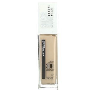 Maybelline, Super Stay, Active Wear Foundation, 112 Natural Ivory, 1 fl oz (30 ml) купить в Киеве и Украине