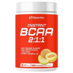 Швидкорозчинні амінокислоти BCAA Sporter (BCAA Instant) 300 г диня