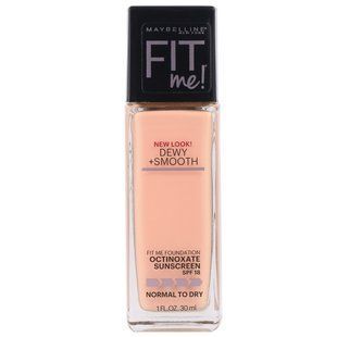 Foundation Fit Me, Dewy + Smooth, yellow-beige, Maybelline, 30 ml