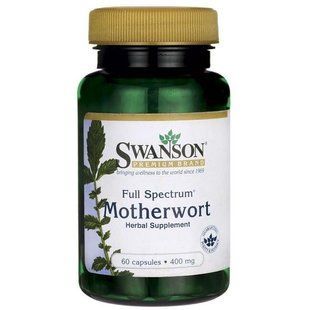 Motherwort, 400 mg, 60 capsules