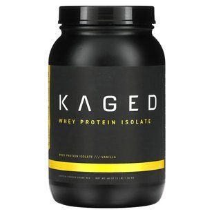 Мегачистий сироватковий ізолят білка, ваніль, Kaged Muscle, 1,36 кг