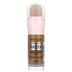Maybelline, Instant Age Rewind, засіб для макіяжу Perfector 4-in-1 для сяйва, 02 середній, 20 мл (0,68 рідк. унції)