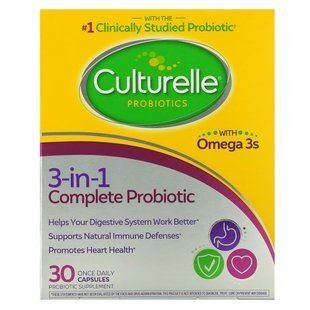 Пробиотики 3 в 1 Culturelle (Probiotics Pro-Well 3-in-1 Complete) 30 капсул купить в Киеве и Украине