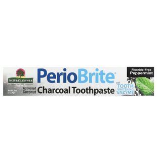 Nature's Answer, PerioBrite Charcoal Toothpaste, Peppermint, 4 oz (113.4 g) купить в Киеве и Украине