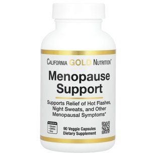 California Gold Nutrition, добавка для поддержки в период менопаузы, 90&nbsp;растительных капсул купить в Киеве и Украине