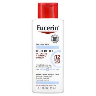 Средство от зуда, интенсивный успокаивающий лосьон, Itch Relief, Intensive Calming Lotion, Eucerin, 250 мл купить в Киеве и Украине