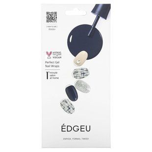 Edgeu, Perfect Gel Nail Wraps, ENP 434 Formal Tweed, 23 Piece Set купить в Киеве и Украине