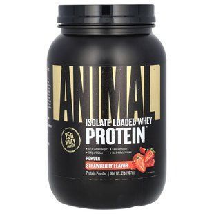 Сывороточный протеин вкус клубники Universal Nutrition (Whey) 907 г купить в Киеве и Украине